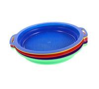 KOMBIUDA 5pcs Sand Sifters for Treasure Hunting Backyard Play Mesh Strainers for Summer Fun for Boys