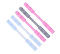 KOMBIUDA 5pcs Silicone Mask Ear Protectors Adjustable Extension Hook Reusable Anti-Pain Ear Saver for Masks Comfortable Fit and Relief, Suitable for Daily Wear and Outdoor Use Random Color