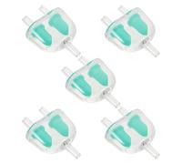 KOMBIUDA 5pcs Three Way Check Valve Aquarium Air Pump Fittings Non-return Plastic Control Valve for Fish Tank Accessories Compatible with Air Flow Control and Water Pump Systems