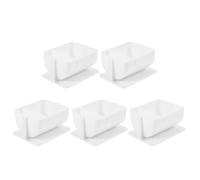 KOMBIUDA 5pcs Wall-Mounted Makeup Sponge Storage Rack - Makeup Puff Drying Stand for Vanity - Cosmetics Storage Stand for Dormitory and Home