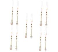 KOMBIUDA 5sets Kawaii Phone Chain Keyring Pendant Cute Hanging Decor for Mobile Phones Durable Rope Accessories for DIY for Friends and Family 2pcs*5