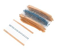 KOMBIUDA 600pcs Metal Film Resistor Assortment Kit Precision Resistance Values with Five-color Rings for Electronics DIY Computer Accessories and Home Shop