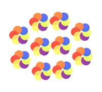 KOMBIUDA 60pcs Reusable Carpet Spot Markers Soft Round Floor Dots in Colors for Classroom Preschool Kindergarten Interactive Learning and Indoor Activities