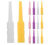 KOMBIUDA 64Pcs Plastic Cribbage Board Pegs Replacement Game Pins with Tapered Design for Traditional Cribbage Board Game Accessories in Pink, White, Purple, and Yellow