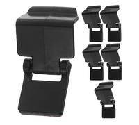 KOMBIUDA 6pcs Abs Terrarium Lid Clamps with Secure Escape Lock for Reptiles and Amphibians Fit Clips for Turtle Tanks Aquariums and Rainforest Habitats Anti-escape Buckle Accessories