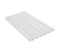 KOMBIUDA 6pcs Acrylic Leather Craft Tool Zipper Bonding Ruler with Precision Measurement for DIY Leatherworking and Batch Leathercraft Equipment Setups
