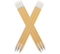 KOMBIUDA 6pcs Inkless Graphite Eternal Pencils with Bamboo Wood Barrel, Non-sharpening Wooden School Supplies for Writing and Drawing, Painting Pencils for Students