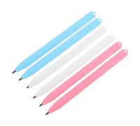 KOMBIUDA 6pcs Lcd Writing Tablet Pen Replacement Stylus for Drawing Pads and Touch Screens, Pressure-sensitive Writing and Drawing Pens in White, Light Blue, and Light Pink for Kids and Adults