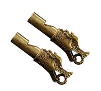 KOMBIUDA 6pcs Loud Whistle Dragon Head Emergency Sports Whistle Referee Training Tool
