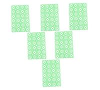 KOMBIUDA 6Pcs Pet Cage Floor Mats Scratch Rabbit Cage Pads Plastic Foot Pads for Hamsters Guinea Pigs Dogs Random Green Color Random Color