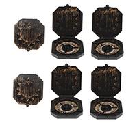 KOMBIUDA 6Pcs Pirate Captain Compass Lightweight Unique Plaything for Xmas Cosplay Party Favor Chic Costume Prop