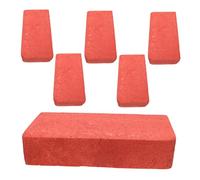 KOMBIUDA 6pcs Red Foam Bricks Miniature Soft Play Blocks Comedy Stage Props Trick Toys for Halloween Performance
