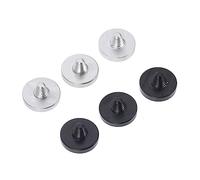 KOMBIUDA 6pcs Shutter Button Aluminum Alloy Flat Concave Convex for Camera Shutter Release Button