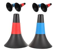KOMBIUDA 6PCS Soccer Training Agility Cones High-visibility Plastic Markers for Football Basketball Skating Drills Portable Lightweight Sports Equipment for Clubs Schools Home Practice
