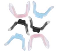 KOMBIUDA 6pcs Soft Silicone Eyeglass Nose Pads Small U-Shaped Anti-Slip Replacement for Students Fit Glasses Nose Cushions for Secure Comfortable Wear