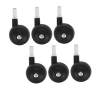 KOMBIUDA 6pcs Wheels for Walker Swivel Stem Replacement Silent Wheels Stroller Accessories for Boy Girl Walker Caster Front