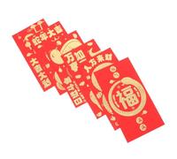 KOMBIUDA 6pcs Year Snake Red Envelopes Cartoon Design Lunar Year Hong Bao Money Cash Packets for Wedding Birthday Party Spring Festival Celebration