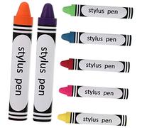 KOMBIUDA 7pcs Smartphone Capacitive Stylus Pens for Precise Positioning and Screen Writing, Silicone and Metal Material, Portable Tablet Pens for Drawing and Writing on Touch Screens