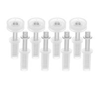 KOMBIUDA 8pcs Bi-fold Door Top Guide Wheel and Roller Kit, Plastic and Carbon Steel, Silent Operation with Automatic Alignment, for Folding Closet Door Hardware Replacement