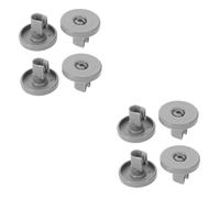 KOMBIUDA 8pcs Dishwasher Wheel Replacement Roller Pulley Compatible for General Dishwasher Accessory Parts for Lower Rack Heavy Duty Castor Wheels