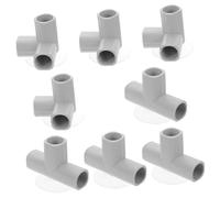KOMBIUDA 8pcs Playpen Connectors Set with T Shaped and Elbow Joints for Indoor Safety Fence Friendly Smooth Edges and Soft Colors Easy Install Replacement Accessories for Flexible Playpen
