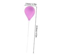 KOMBIUDA 8pcs Scale Mini House Balloons Decorative Miniature Balloons for Dollhouse Realistic Shapes for Fairy Garden and Terrarium DIY Random Round and Oval Colors Random Color