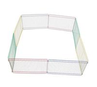KOMBIUDA 8Pcs Small Animal Playpen Panels for Hamsters Guinea Pigs Hedgehogs Exercise Fence Cage Accessory Safe Material Provides Spacious Fun and Healthy Activity