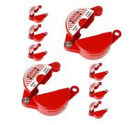 KOMBIUDA 8PCS Valve Lock Safety Device for Outdoor Water Faucet and Gas Spigot Engineering Lock for Gate Valves Unauthorized Operation Tagout System