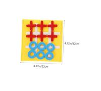 KOMBIUDA 9pcs Felt Mini Ticktacktoe Board Game for Lightweight Portable Family Table Game Educational Strategic Thinking Activity for Birthday Parties and Travel