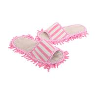 KOMBIUDA Absorbent Mop Slippers for Floor Cleaning Reusable Machine Washable Dust Removal Home Shoes with Enhanced Friction Soft Pliable Material for Efficient Hair and Dust Pickup