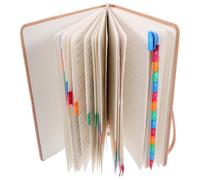 KOMBIUDA Address Book Simple Structure with Pu and Paper Material for Preserving Connection Information, Phone Book and Password Notebook Portable Home Office for Family and Friends