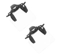 KOMBIUDA Adjustable Angle Clip Eye Patch for Glasses, 2pcs Shooting Aim Assistance Blinders, Glare Shielding Eyeglass Patch for Training and Competition, Easy Clip-On Protection for Enhanced Accuracy