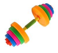 KOMBIUDA Adjustable Heavy Dumbbells Kid Exercise Dumbbells Pretend Exercise Toys Dumbells Child Board Play Barbell Adjustable Weight Physical Primary School Plastic Sports Shelf