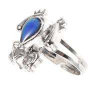 KOMBIUDA Adjustable Mood Ring for Women Color Changing Emotion Ring Temperature Sensitive Jewelry