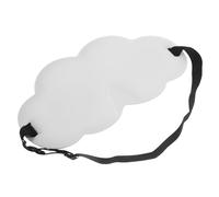 KOMBIUDA Adjustable Sleep Mask for Teens and Adults Soft Memory Eye Cover Comfortable Chinlon Cloth for Light Blocking and Restful Sleep for Travel Home and Hotel Use Beige