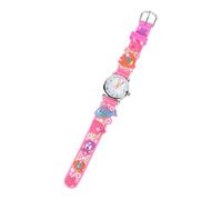 KOMBIUDA Adorable 3D Ocean Fish Kids Watch, Resin Plastic Rubber Cartoon Wrist Decoration Digital Time for Girls Boys, Birthday