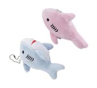 KOMBIUDA Adorable Shark Plush Keychain Bag Hanging Pendant Cute Ocean Animal Doll Decoration for Travel Employee Welfare Suitable for Backpacks and Keys Random Colors Random Color