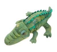 KOMBIUDA Alligator Plush Hand Puppet with Movable Mouth Interactive Stuffed Animal for Educational Role Play Storytelling Bright Design Easy to Hold for All Ages
