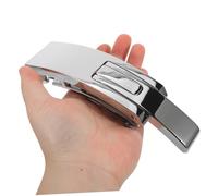 KOMBIUDA Aluminum Lever Lifting Belt Buckle Replacement for Weightlifting Silver Metal Closure Clasps for Squat Workout Belt Strap Professional Fitness Powerlifting Support Accessory