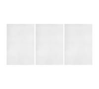 KOMBIUDA Aluminum Sublimation Sign Blanks 3pcs A4 Metal Sheets for Crafting and DIY Projects Versatile Use for Personal or Commercial Applications