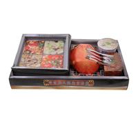 KOMBIUDA Ancestor Worship Hot Pot Figurine Creative Sacrificial Paper Hot Pot Sculpture for Festival and Ancestral Rituals Funeral Supplies