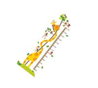 KOMBIUDA Animal Design Height Chart Sticker Removable PVC Wall Decal Educational Growth Chart for Boys and Girls Room Giraffe Monkey Theme Fun Easy Application for Living Room Kindergarten