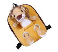 KOMBIUDA Anti-lost Plush Cartoon Backpack with Leash for Kindergarten Safety School Bag Soft Animal Design S Shoulder Bag for Boys Preschool