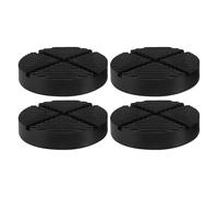 KOMBIUDA Anti-slip Rubber Jack Pad Adapter for Floor and Trolley Jacks Car Lift Stand Protector with Groove Design to Shield Frame Rail From Scratches for Auto Repairs and Roadside Use