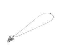 KOMBIUDA Aromatherapy Essential Oil Diffuser Necklace with Elephant Locket and Lava Stone Bead Fragrance Locket Pendant for Women Stress Relief Jewelry