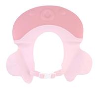 KOMBIUDA Baby Shampoo Cap Adjustable Soft Pink Bath Visor for Boys and Girls Protecting Eyes During Hair Washing and Haircuts
