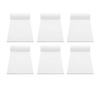 KOMBIUDA Back to School Decor with 6 Books of Portable Paper Notepad for Planning and Personalizing Work, Each with 25 Sheets, Pocket Size Memo Notebook for Teachers and Travelers
