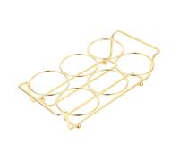KOMBIUDA Bar Shot Glass Rack Metal Liquor Cup Holder with Stable Flat Base Practical Multi Glass Organizer for Home Bar Restaurant Use Stylish Storage for Party and Everyday Use