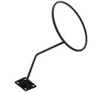 KOMBIUDA Black Iron Wall Mounted Hat Rack with Mounting Hardware, Practical and Sturdy Helmet Holder for Bicycle Hats, for Garages and Wall-Mounted Storage, Sl nd Simple Design