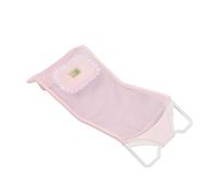 KOMBIUDA Born Bath Set for Newborns Safety Bath Support Net Mesh Infant Shower Non-Slip Comfort Fit for Baby's Back Bottom Curve